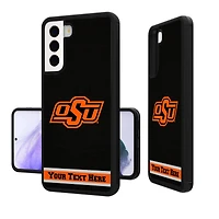 Oklahoma State Cowboys Galaxy Endzone Stripe Personalized Bump Case