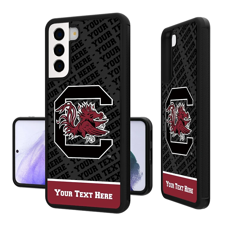 South Carolina Gamecocks Galaxy Endzone Personalized Bump Case
