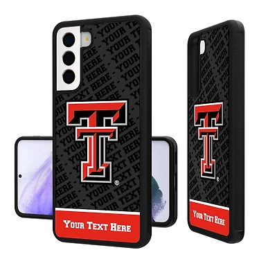 Texas Tech Red Raiders Galaxy Endzone Personalized Bump Case