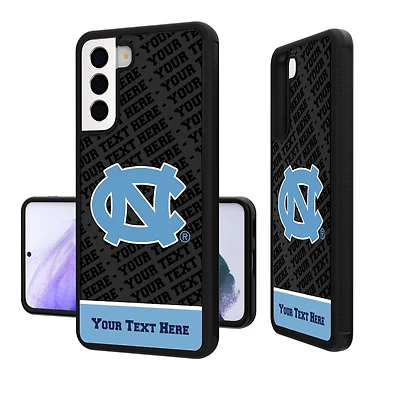 North Carolina Tar Heels Galaxy Endzone Personalized Bump Case