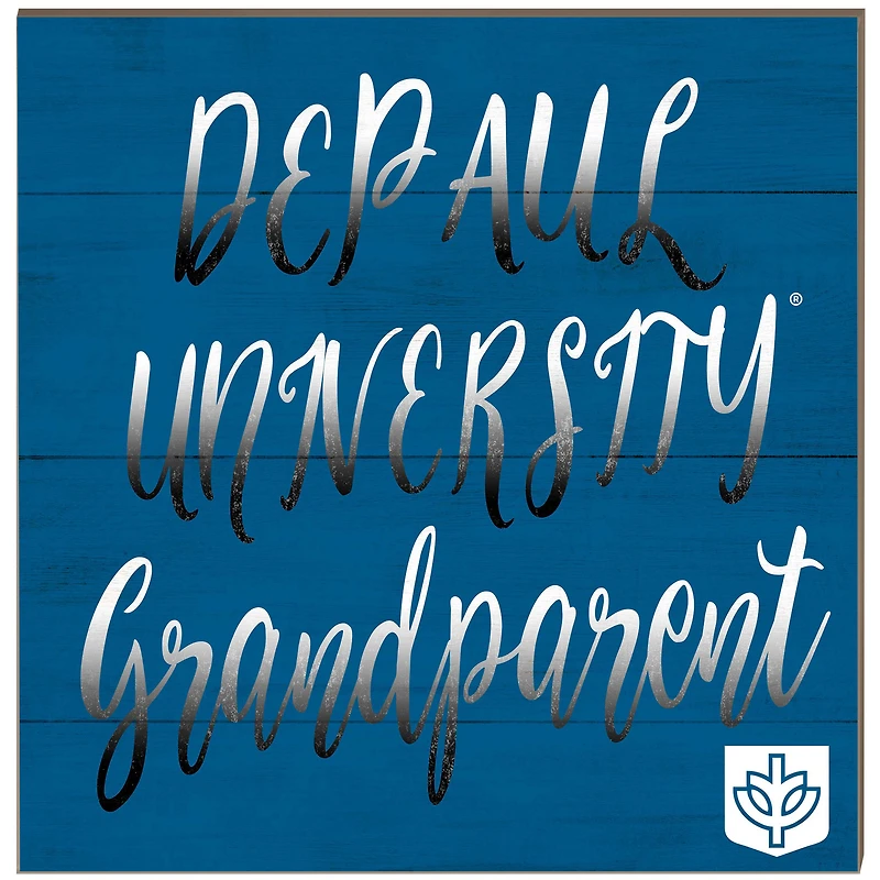 DePaul Blue Demons 10'' x 10'' Grandparent Plaque