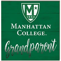 Manhattan Jaspers 10'' x 10'' Grandparent Plaque