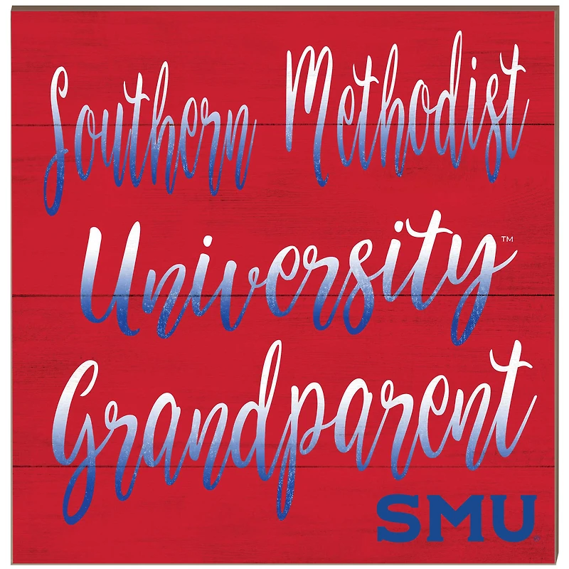SMU Mustangs 10'' x 10'' Grandparent Plaque