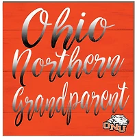 Ohio Northern Polar Bears 10'' x 10'' Grandparent Plaque