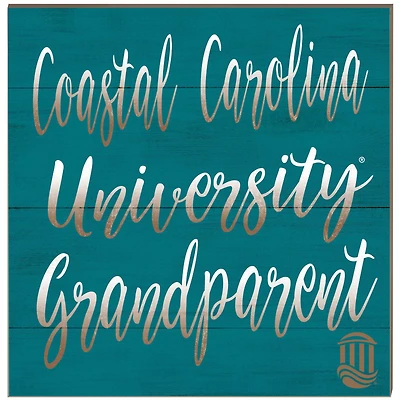 Coastal Carolina Chanticleers 10'' x 10'' Grandparent Plaque