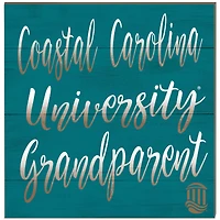 Coastal Carolina Chanticleers 10'' x 10'' Grandparent Plaque