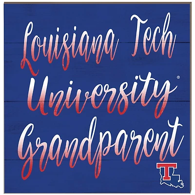Louisiana Tech Bulldogs 10'' x 10'' Grandparent Plaque