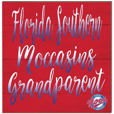 Florida Southern Moccasins 10'' x 10'' Grandparent Plaque