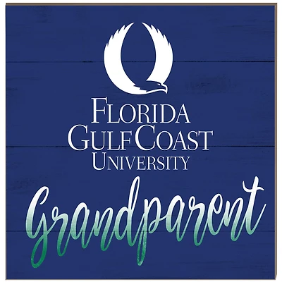 Florida Gulf Coast Eagles 10'' x 10'' Grandparent Plaque