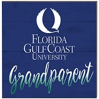 Florida Gulf Coast Eagles 10'' x 10'' Grandparent Plaque