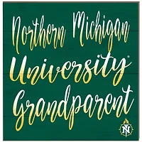 Northern Michigan Wildcats 10'' x 10'' Grandparent Plaque