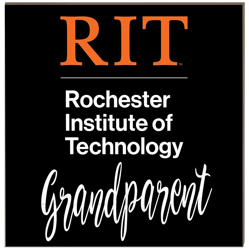 Rochester Institute of Technology Tigers 10'' x 10'' Grandparent Plaque