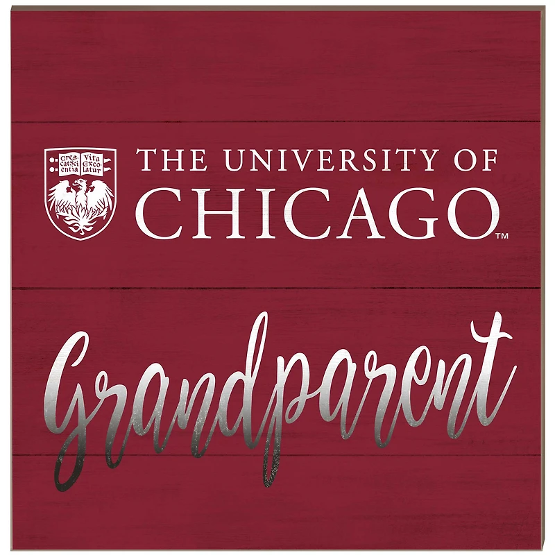 UChicago Maroons 10'' x 10'' Grandparent Plaque