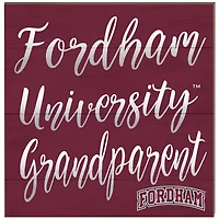 Fordham Rams 10'' x 10'' Grandparent Plaque