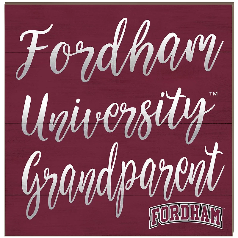 Fordham Rams 10'' x 10'' Grandparent Plaque