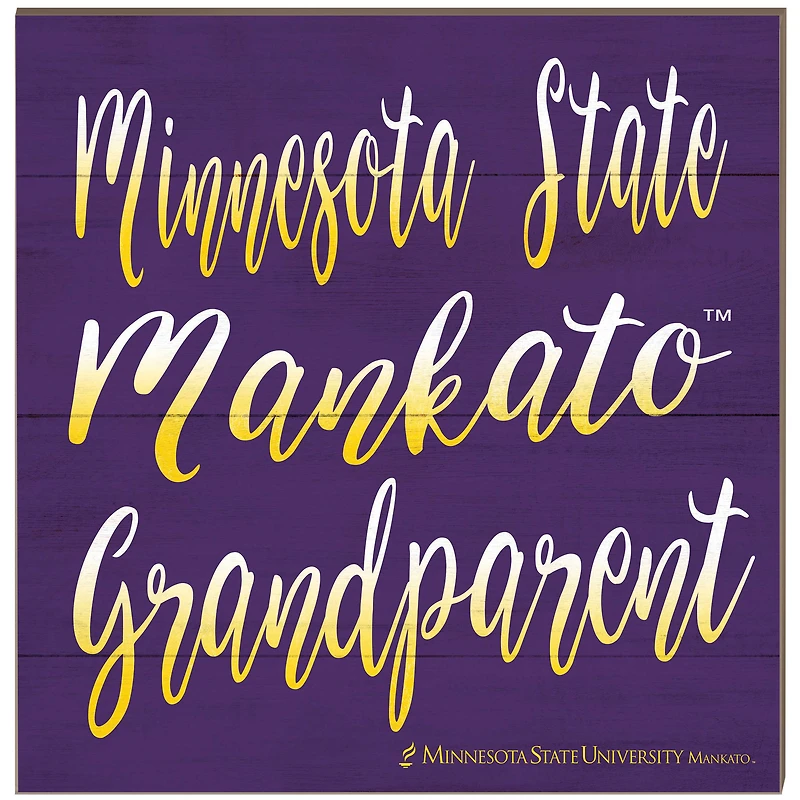 Minnesota State Mavericks 10'' x 10'' Grandparent Plaque