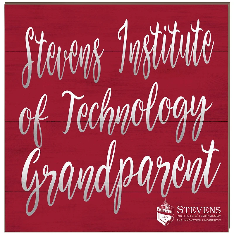 Stevens Institute of Technology Ducks 10'' x 10'' Grandparent Plaque