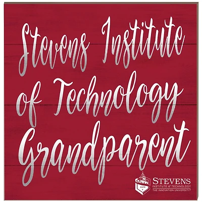 Stevens Institute of Technology Ducks 10'' x 10'' Grandparent Plaque