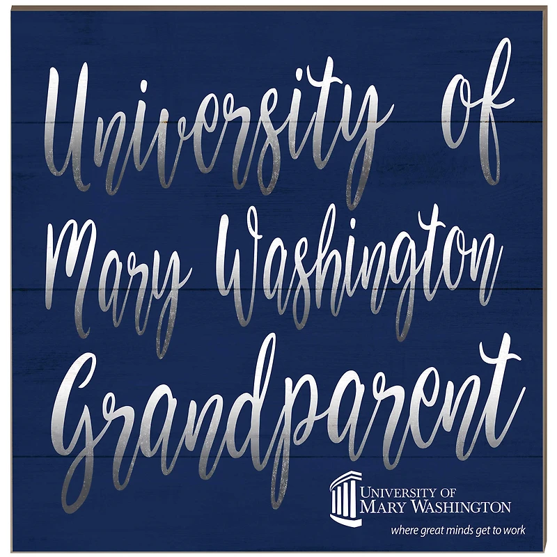 University of Mary Washington Eagles 10'' x 10'' Grandparent Plaque