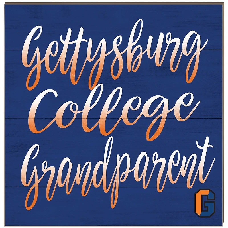 Gettysburg Bullets 10'' x 10'' Grandparent Plaque
