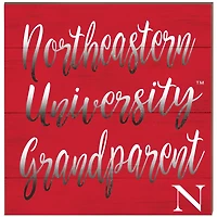 Northeastern Huskies 10'' x 10'' Grandparent Plaque