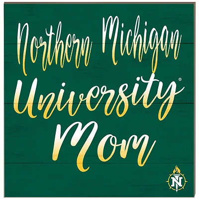 Northern Michigan Wildcats 10'' x 10'' Mom Plaque