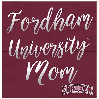 Fordham Rams 10'' x 10'' Mom Plaque