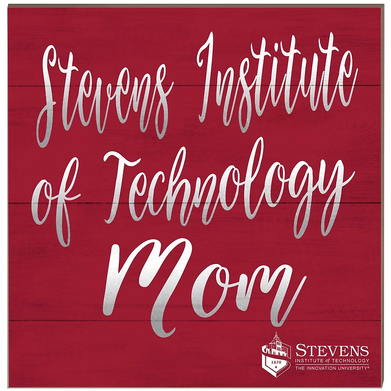 Stevens Institute of Technology Ducks 10'' x 10'' Mom Plaque