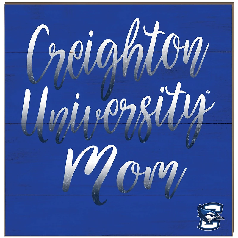 Creighton Bluejays 10'' x 10'' Mom Plaque
