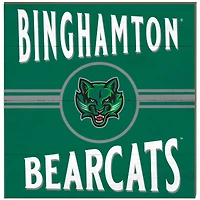 Binghamton Bearcats 10'' x 10'' Retro Team Sign