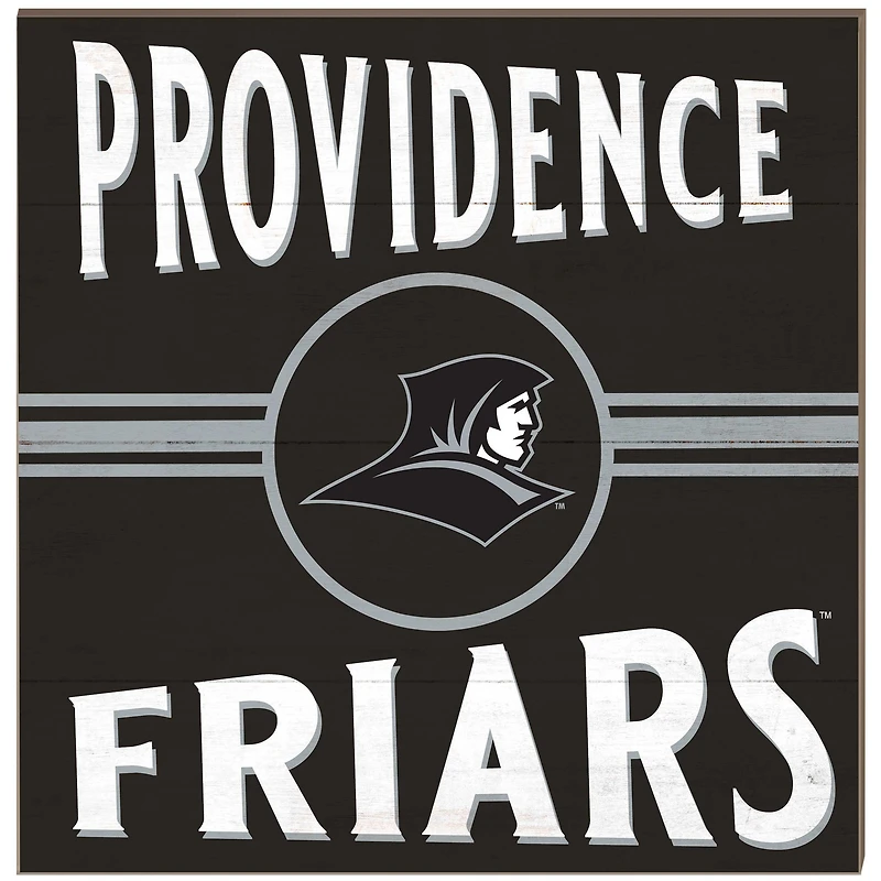 Providence Friars 10'' x 10'' Retro Team Sign