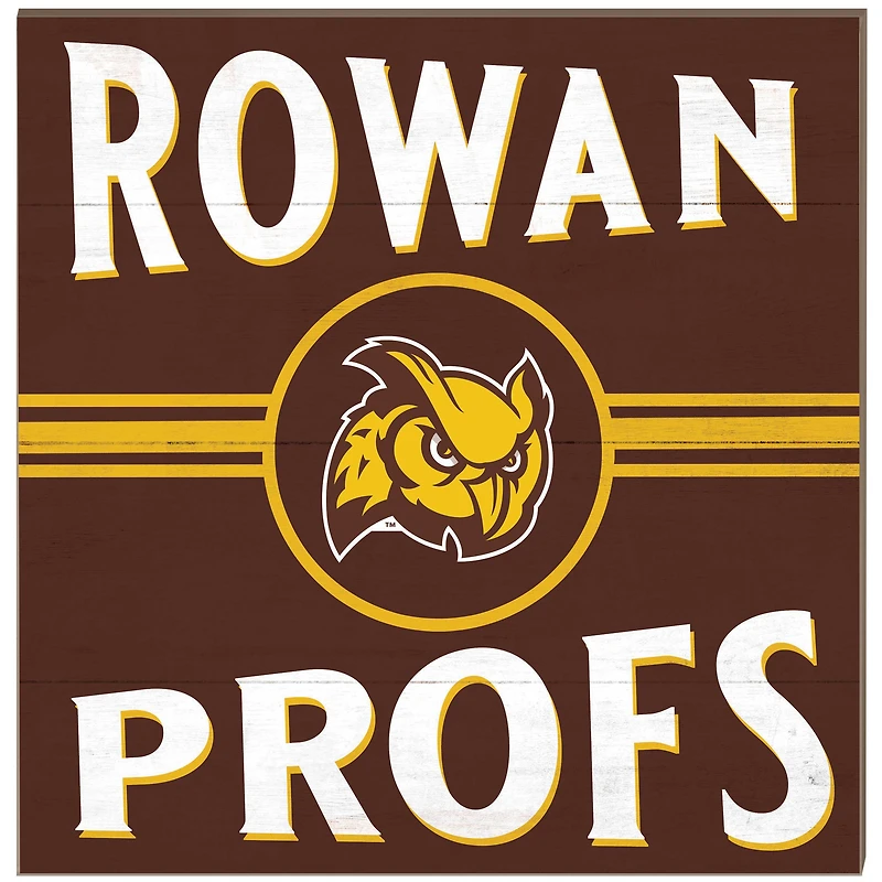 Rowan Profs 10'' x 10'' Retro Team Sign