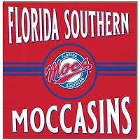 Florida Southern Moccasins 10'' x 10'' Retro Team Sign