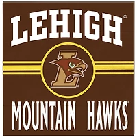 Lehigh Mountain Hawks 10'' x 10'' Retro Team Sign