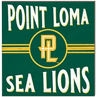 Point Loma Sea Lions 10'' x 10'' Retro Team Sign