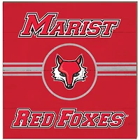 Marist Red Foxes 10'' x 10'' Retro Team Sign