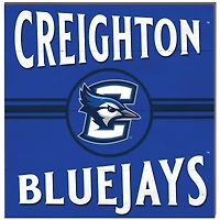 Creighton Bluejays 10'' x 10'' Retro Team Sign