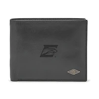 Men's Fossil Black Emory Eagles Leather Ryan RFID Passcase Wallet