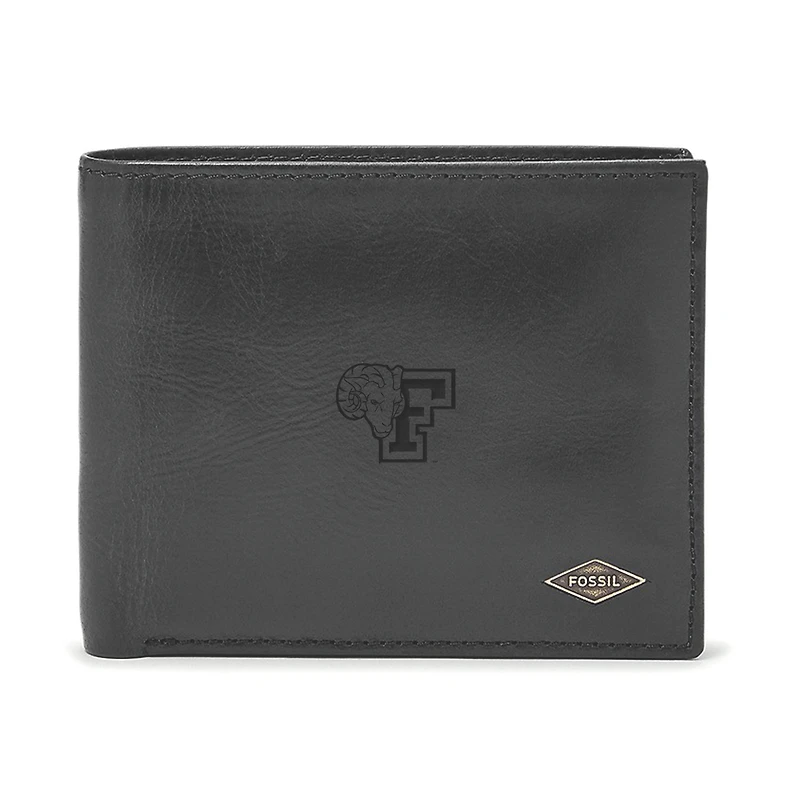 Men's Fossil Fordham Rams Leather Ryan RFID Passcase Wallet