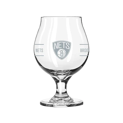 Brooklyn Nets 16oz. Belgium Glass