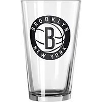 Brooklyn Nets 16oz. Team Wordmark Game Day Pint Glass