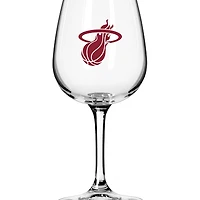 Miami Heat Logo 12oz. Stemmed Wine Glass