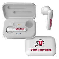 Utah Utes Personalized True Wireless Earbuds