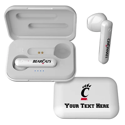 Cincinnati Bearcats Personalized True Wireless Earbuds