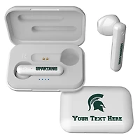 Michigan State Spartans Personalized True Wireless Earbuds