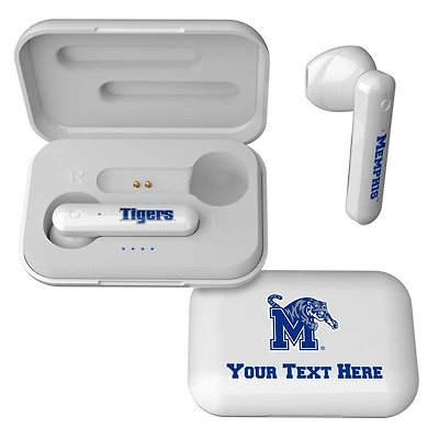 Memphis Tigers Personalized True Wireless Earbuds