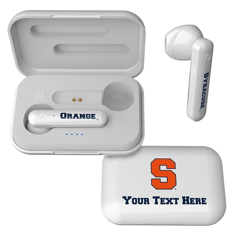 Syracuse Orange Personalized True Wireless Earbuds