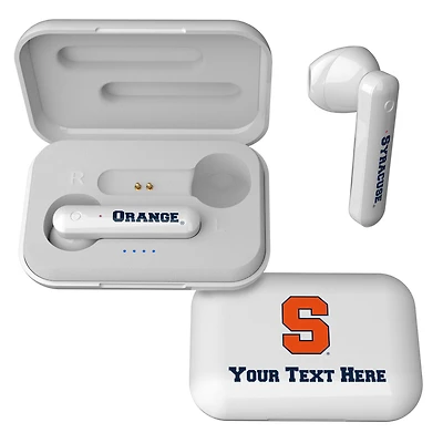 Syracuse Orange Personalized True Wireless Earbuds