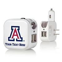 Arizona Wildcats Personalized 2-In-1 USB Charger