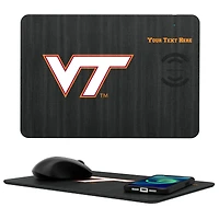 Virginia Tech Hokies Personalized Wireless Charger & Mouse Pad